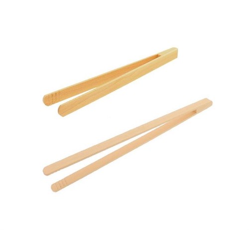 Grillzange aus holz - grillzange,