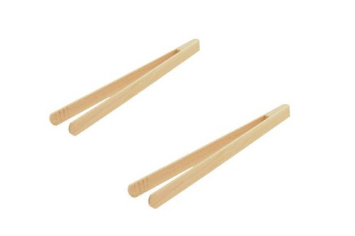 Grillzange buchenholz - 2x,