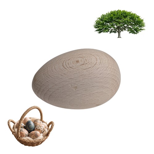 Holz eier buchenholz x - 80, mm